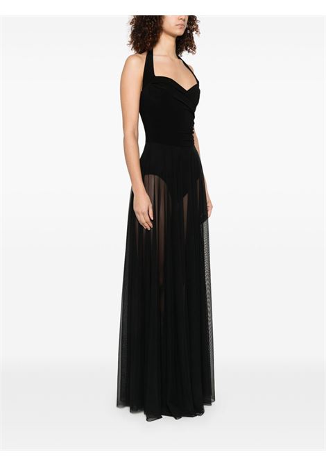 Black Caila gown Norma kamali - women NORMA KAMALI | KK4243PMG50001